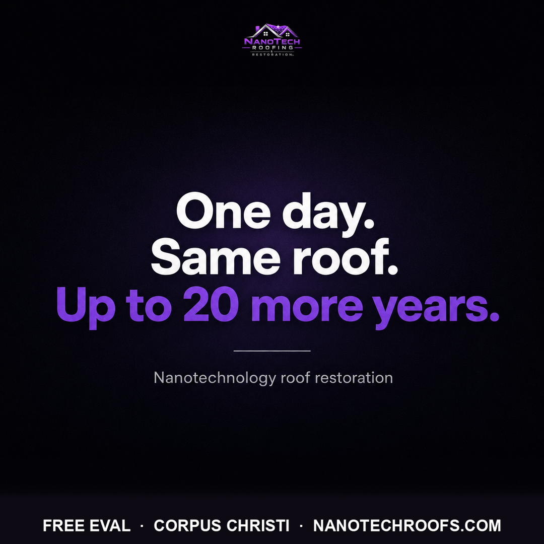 One day same roof graphic